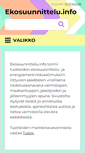Mobile Screenshot of ekosuunnittelu.info